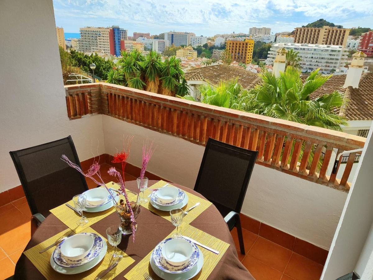 2Bdr Sunny Apartment With Pool And Private Parking In Benalmádena Exteriér fotografie